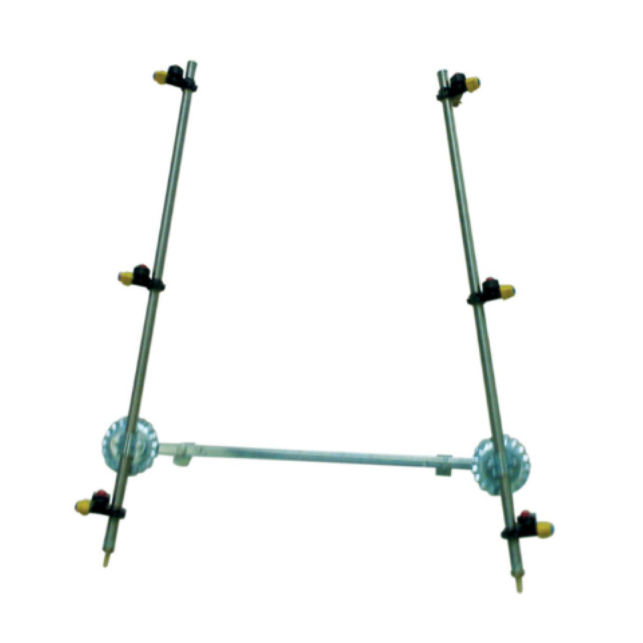 Rino - Edelstahlstangen 3m / 6 Sprühgeräte